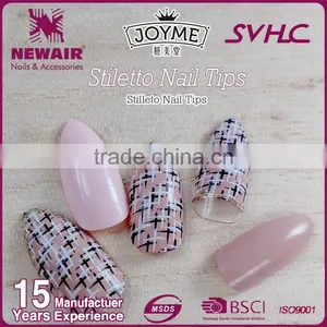 New Design Pink ABS Artificial Nails thumbnail-2