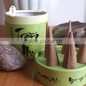 Agarwood Incense Cones, Best Product From Wood in Nhang Thien JSC, Bring Fortune, Dispel Bad Smell by Wonderful Scent of Oud thumbnail-1