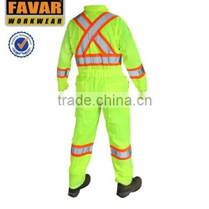 High-visibility FR Working Coverall With Reflective Tape thumbnail-1