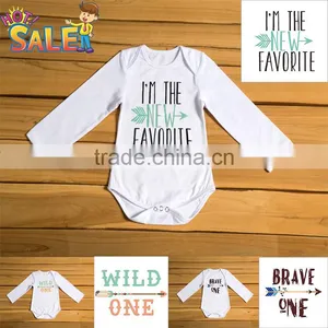 2016 Hoe Sale !!baby Onesie Long Sleeve / Baby Onesie Custom Printing / Plain Baby Onesie thumbnail-2