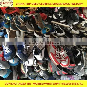 Dongguan Second Hand Shoes Factory Supply Africa Buyers Stock Sorted High Quality Hot Sale Used Shoes for Children Adults thumbnail-3