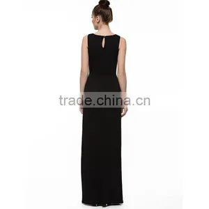 2016 Summer New Fashion Sleeveless European American Red Long Dress thumbnail-2