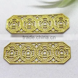 Hollow Flower Garment Accessories Brass Flower Shoe Bag Hair Accessories Fashion Jewelry Accessories thumbnail-3