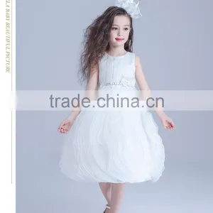 Children Summer Frock Girl Fashion Dresses for Party Stripes Ruffle Designs Dress thumbnail-3