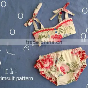 2017 New Arrival Baby Girl Triangle Summer Little Girl Summer Swimsuit thumbnail-5