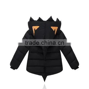 Hot Sale Kids Girls Designer Cotton Quilted Thick Warm WinterJacket Down Feather Winter Coat thumbnail-5