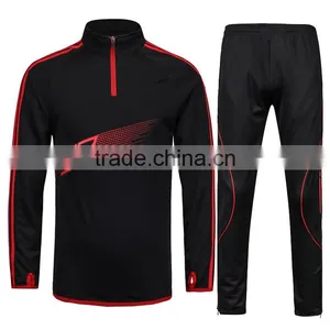 Sports Track Suits 100% Polyester Mens Sport Tracksuit Fleece Tracksuit thumbnail-1