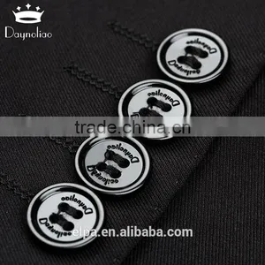 Daynoliao Black Offie Business Suits Intalia Style Suit for Men thumbnail-4