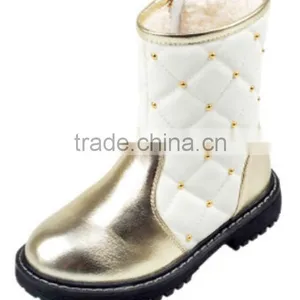 Hot Selling Winter White Leatehr Boots Fashion 2012 thumbnail-2