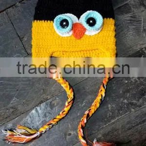 YellowBaby Boy/Girl Crochet Owl Animal Beanie Hat Cute Baby Crochet Hat thumbnail-1