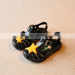 Kids Summer Sandals, Star Design Mini Melissa Sandals thumbnail-2