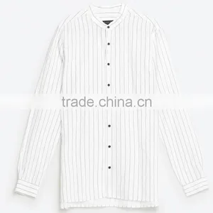 Seven Men Solid Color Shirt Sleeve Shirt thumbnail-1