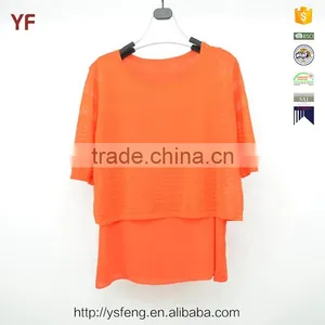 New Half Sleeve Round Neck Design Latest Ladies Fashion Sweater thumbnail-1