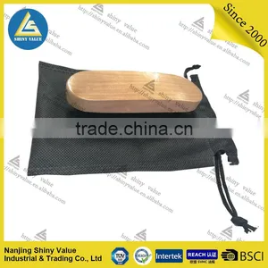 Poartable Shoe Shine Bags With Pig'hair Wooden Shoe Brushes and Cleaning Cloth thumbnail-6