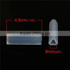 High Quality Triangular Prism White Silicone Resin Mold thumbnail-3