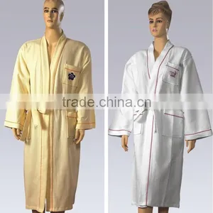 Factory Wholesale Waffle Bathrobe 100% Cotton thumbnail-1