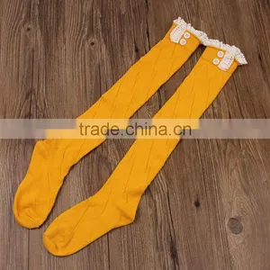 Women Socks Knitted Boot Cuffs Button Leg Warmers Crochet Lace Trim thumbnail-3