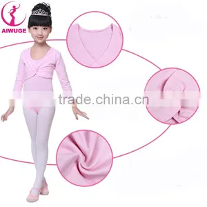 Colorful Ballet Leotards Coat High Waist Dance Wear Girls Long Sleeve Gymnastics Leotards Overalls thumbnail-5