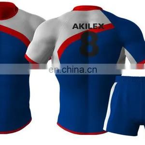 2016 Custom Design Sublimation Rugby Jersey With Socks thumbnail-1