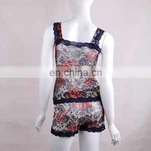 HOT Sale Flower Design Transparent Style Young Lady Boyshort Lace Panties thumbnail-5