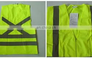 Adult Jackets Yellow High Visibility Reflective Safety Vest thumbnail-3