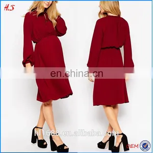 China Dongguan Supplier OEM ODM Maternity Wear Clothings Dress With Soft Tie Wholesale Maternity Clothes For Pregnant Women thumbnail-1