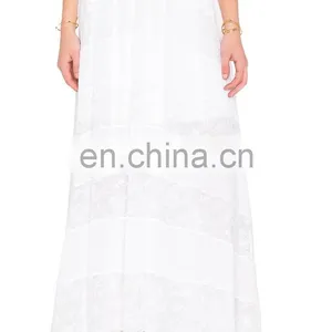 New Fashion Women Pencil Tulle Long Skirt and Blouse Design thumbnail-1