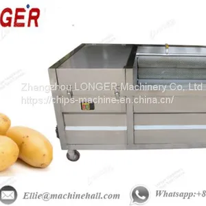 Fruit and Vegetable Washing and Peeling Machine For Sale thumbnail-3