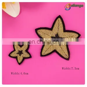 Brilliant High Quality Custom Custom Military Badge Hand Embroidered Bullion Badges thumbnail-1