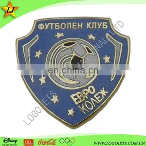 High Quality Custom or With Your Own Design Hard Enamel Metal Lapel Pin Badge thumbnail-1