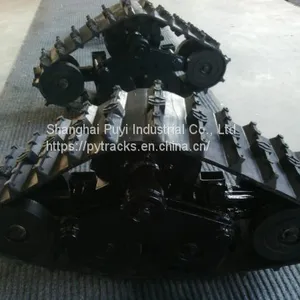 Small Rubber Track System Py-180 for Agricultural Machine/ Wheelchairs thumbnail-2