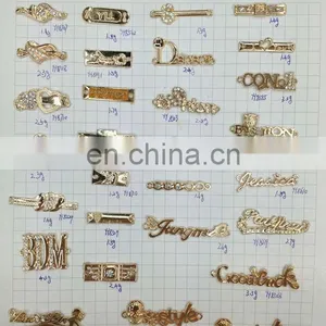 Fashion Clothing Metal Label Accesories Sew on or Pin on or Nail on Clothing Bags or Shoes thumbnail-1