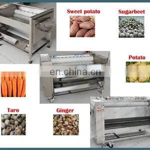 Best Selling Potato Peeler Machine Ginger Washing Peeling Machine Carrot Washer and Peeler thumbnail-5