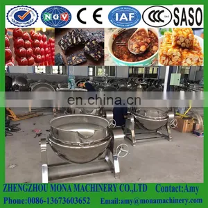 Widespread Use of Condiments Factory SS304 Industrial Electric Cooker for Chili Sauce / Sugar Melting Pot / Juice Cooker Tank thumbnail-2