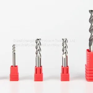 Solid Carbide End Mill for Aluminum 4-20mm With Coating 6mm 8mm 10mm CNC Tools Manufacturer Direct Sale thumbnail-2