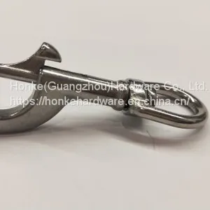 Rigging Hardware Round Swivel Lifting Wire Rope Clamp Eye Bolt Snap Stainless Steel Swivel Quick Link thumbnail-1