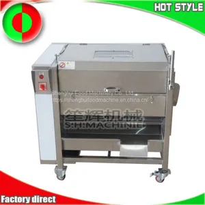 New Brush Potatoes Ginger Yam Taro Cleaning and Peeling Machine With Cover thumbnail-1