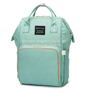 Diaper Bag Large Capacity Mother Maternity Backpack With Changing Mat and Milk Bottle Bag thumbnail-3