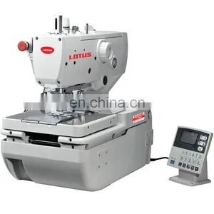 LT 9820-02 Industrial Do Shear Computerized Eyelet Buttonhole Sewing Machine thumbnail-2