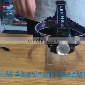 10W High Power Led 6000lm USB Rechargeable Sensor Headlamp For Camping thumbnail-1