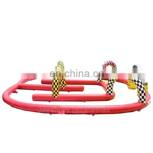 Interactive Game Competition Track Inflatable Car Race Track For Sale thumbnail-2
