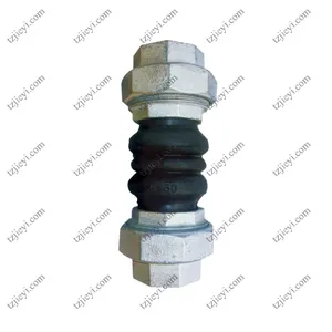 Floating Flange Double Spherical Flexible Bellow Threaded Rubber Expansion Joints thumbnail-1