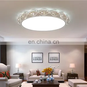 Modern Simple Round LED Living Room Ceiling Light Creative Acrylic Bedroom Lighting thumbnail-3