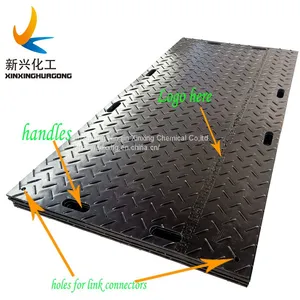 HDPE Road Mate Construction Ground Protection Mats Plastic Road Solution thumbnail-4