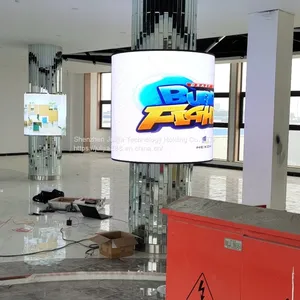 Indoor Cylindrical LED Display, Soft Screen Customization thumbnail-2