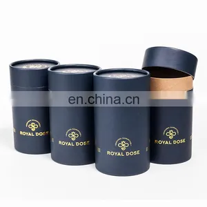 Premium Paper Tube Packaging Custom Honey Box Cardboard Tube for Honey Glass Bottle thumbnail-1
