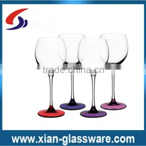Promotional Wholesale Hand Made Colored Stem Wine Glass thumbnail-1