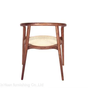 Solid Wood Adirondack Chair Light Oak Table and Chairs Wooden Occasional Chairs Wood Chairs for Home thumbnail-4