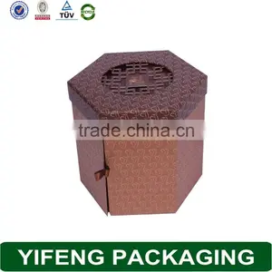 Octagonal Customized Shape Hot Stamping High Quality Cardboard Logo Printed Gift Boxes thumbnail-1
