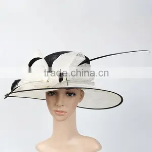 New Woman Church Kentucky Derby Wedding Party Sinamay Hats South Africa Quality Choice thumbnail-1